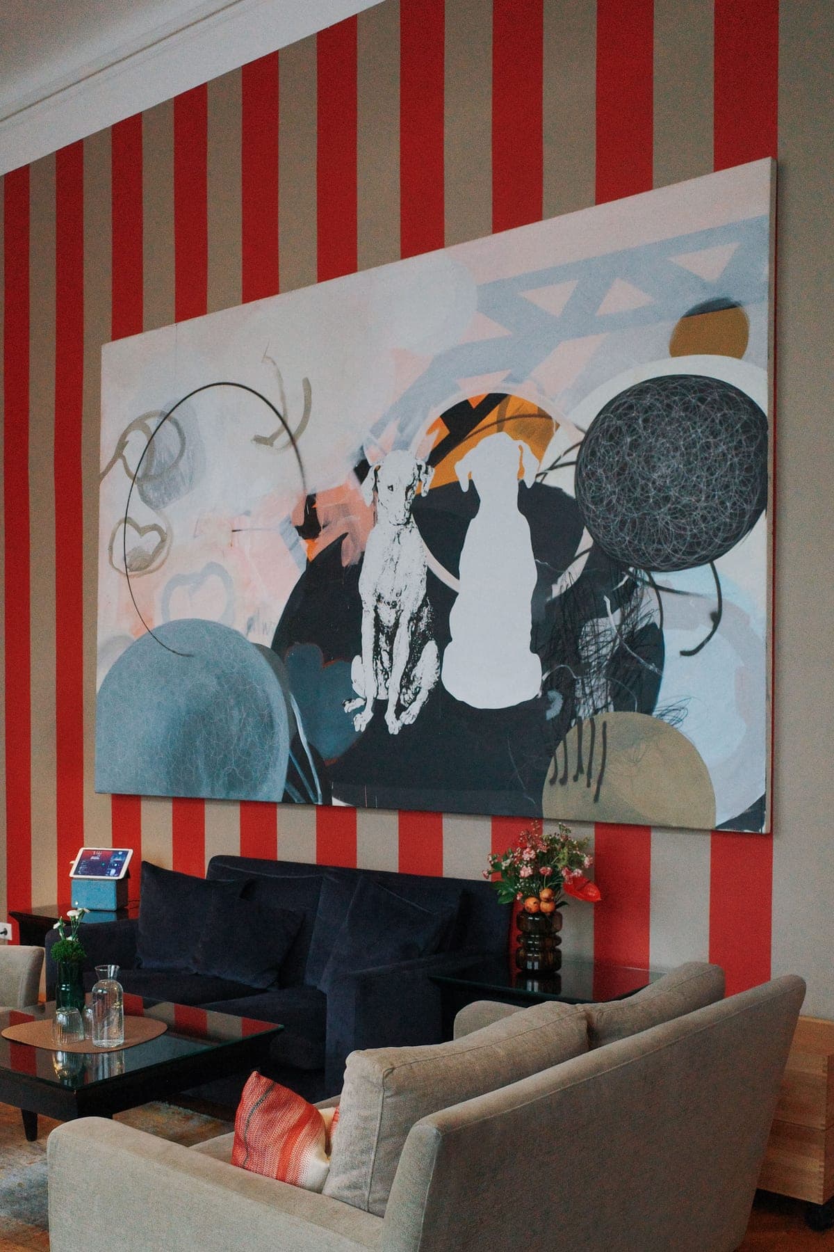 Altstadt Vienna, Red Salon, photograph 2 by Sandrine Ceuppens